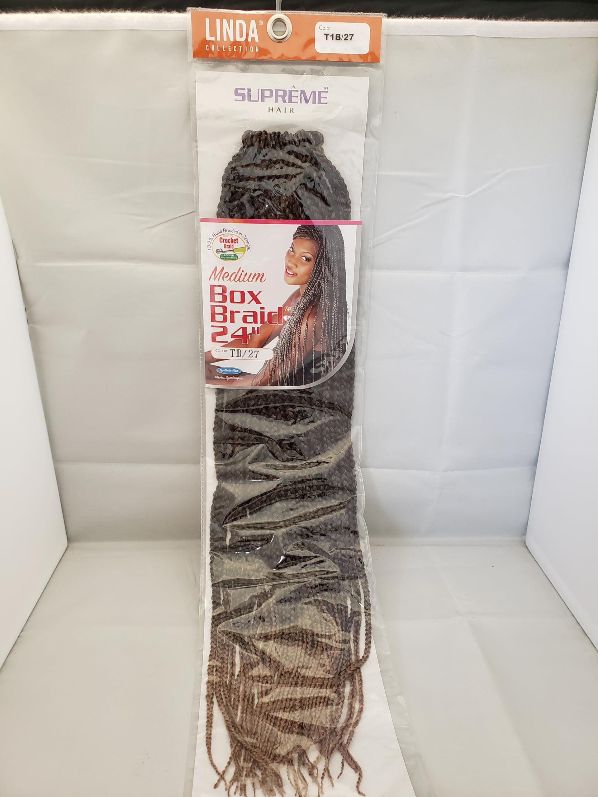 Amazon.com : Linda Supreme Hair Medium Box Braids, 24 inches (T1B